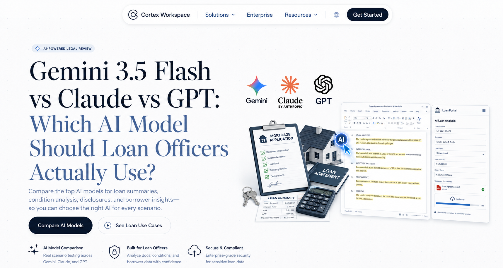 Gemini 3.5 Flash vs Claude vs GPT: Which AI Model Should Loan Officers Use in 2026?