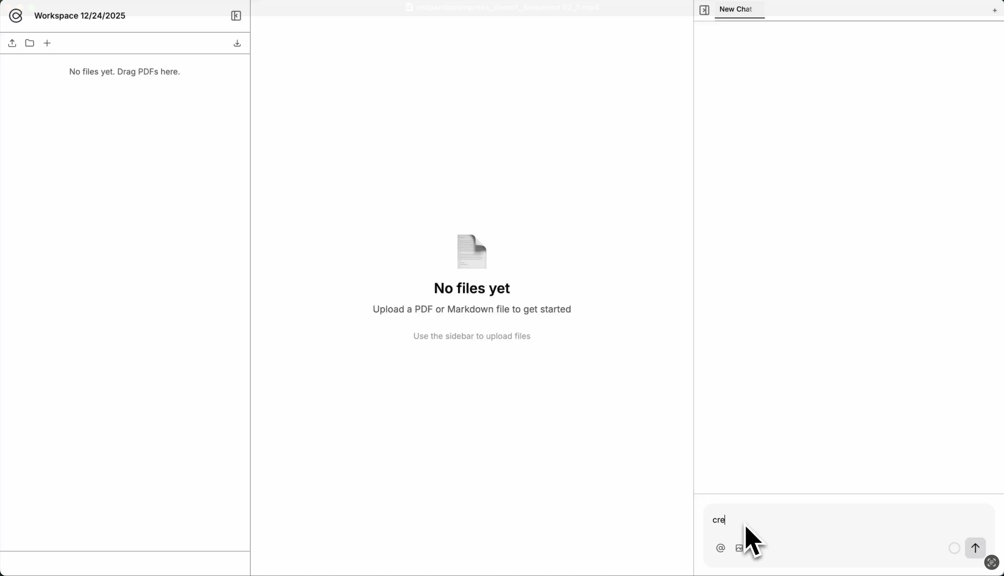 Cortex Workspace dashboard showing AI agent processing documents, browser automation, and file management